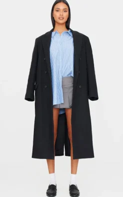 Blue Striped Oversized Shirt