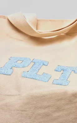 Blue Varsity Logo Tote Bag