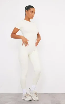 Bone Sculpt Short Sleeve Unitard