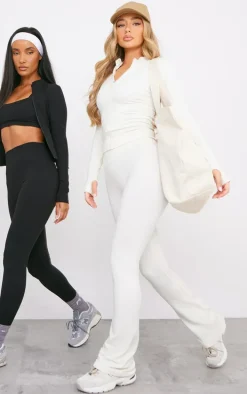 Bone Seamless High Waist Flare Yoga Pants