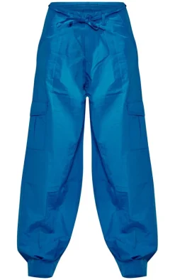 Bright Blue Parachute Oversized Shell Cargos