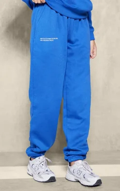 Bright Blue Prettylittlething Est 2012 Sweatpant