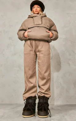 Brown Moon Boot Icon Low Faux Fur