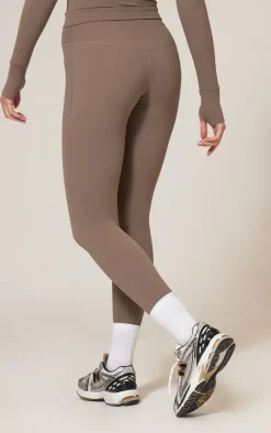 Brown Sculpt Gym High Waist Leggings