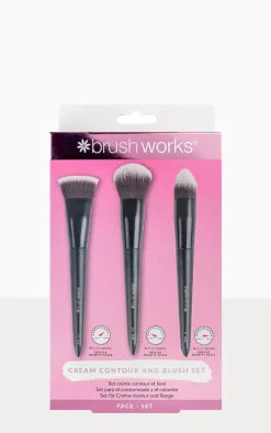 Brushworks Cream Contour And Blush Set