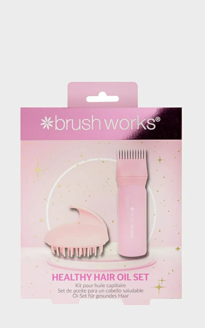 Brushworks Healthy Hair Oil Set