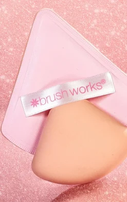 Brushworks Multi Triangular Pillow Puff Duo