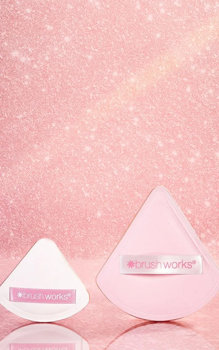 Brushworks Multi Triangular Pillow Puff Duo