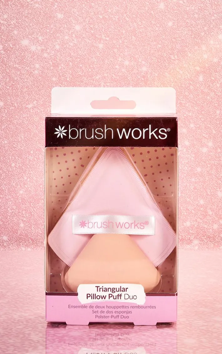 Brushworks Multi Triangular Pillow Puff Duo