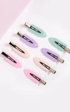 Brushworks Pastel No Crease Hair Clips (Pack of 8)