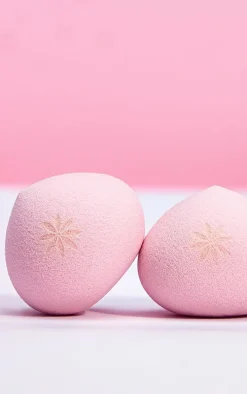 Brushworks Pink Blending Sponge Drops Duo