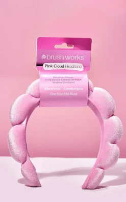 Brushworks Pink Cloud Headband
