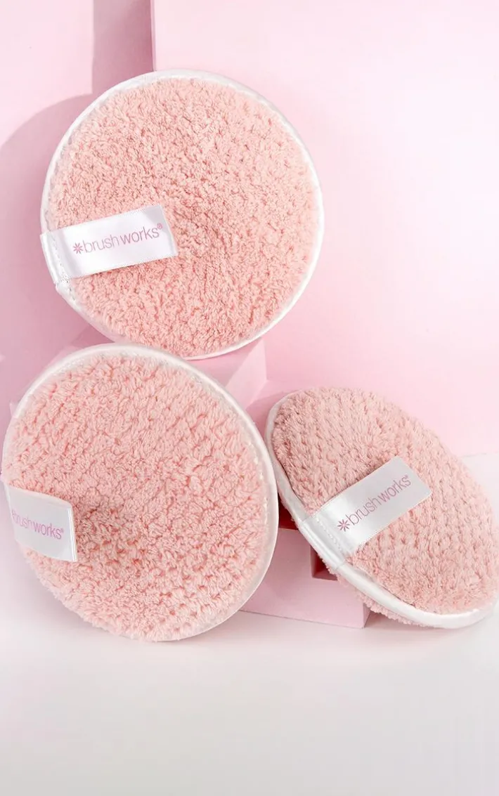 Brushworks Reusable Makeup Remover Pads - 3 Pack