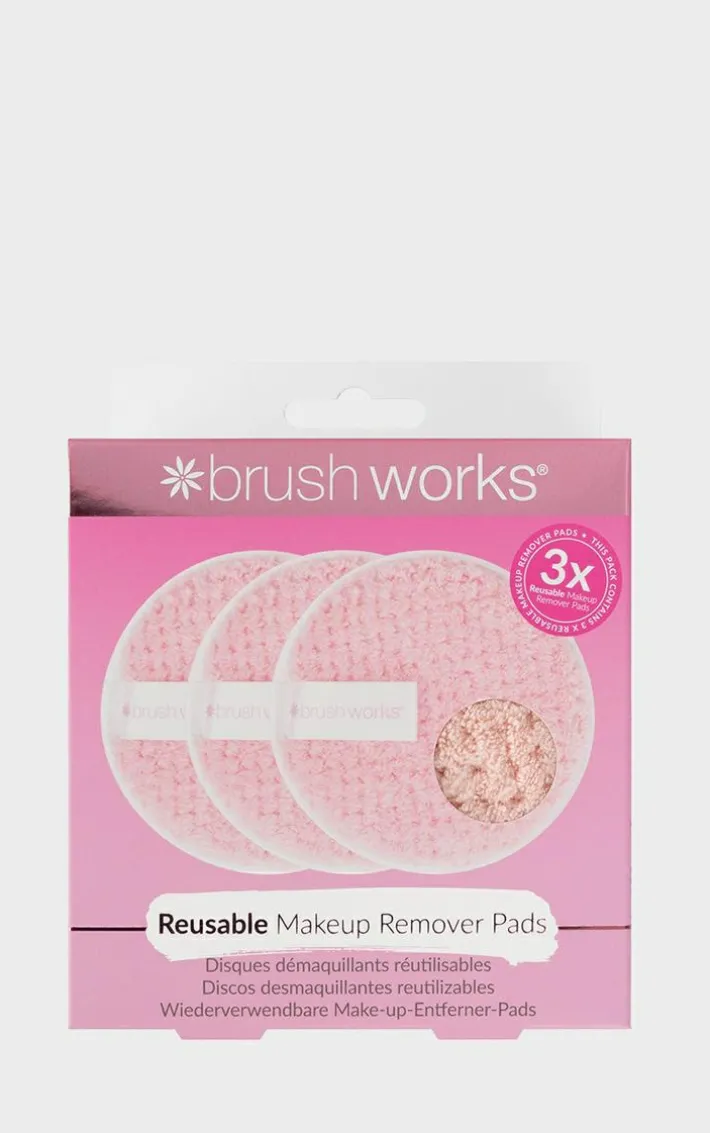 Brushworks Reusable Makeup Remover Pads - 3 Pack