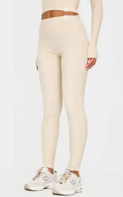 Butter Cream Brushed Rib Under Layer Leggings