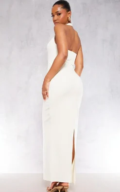 Butter Cream Vest Detail Maxi Dress