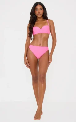 Candy Pink Mix & Match Cheeky Bum Bikini Bottoms