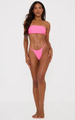 Candy Pink Mix & Match String Thong Bikini Bottoms