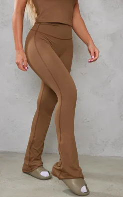 Caramel Sculpt Flare Yoga Pants