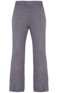 Charcoal Cosy Flared Pajama Bottoms