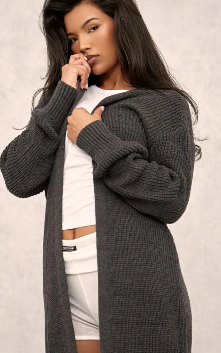 Charcoal Maxi Cardigan