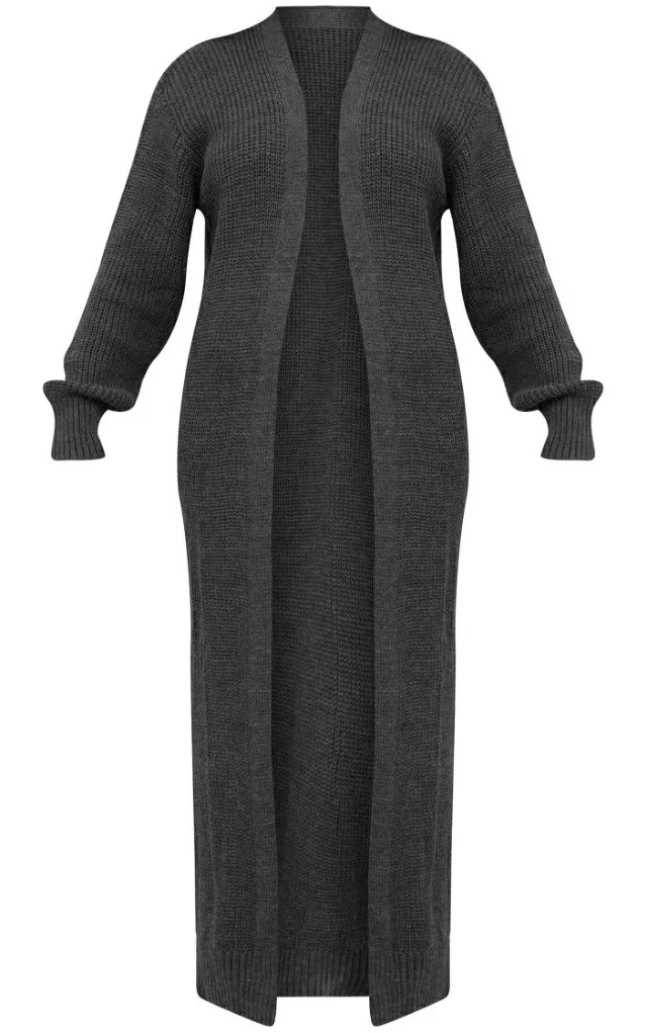 Charcoal Maxi Cardigan