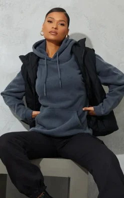 Charcoal Overdyed Washed Hoodie