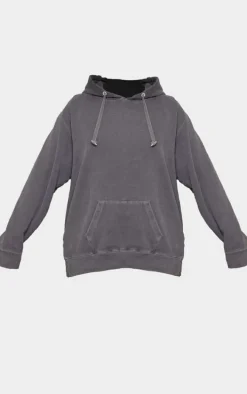 Charcoal Pretty Little Sporty Back Puff Print Hoodie