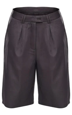 Charcoal Tailored Long Jorts