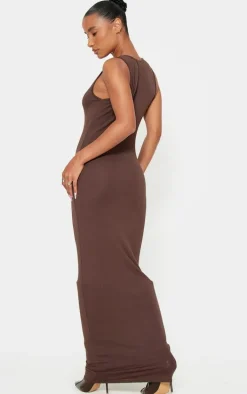 Chocolate Basic Maxi Dress