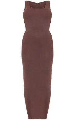 Chocolate Basic Maxi Dress