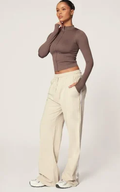 Chocolate Basic Seamless Jacket