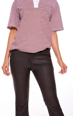 Chocolate Coated Denim Flares