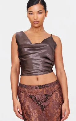 Chocolate Lace Maxi Skirt