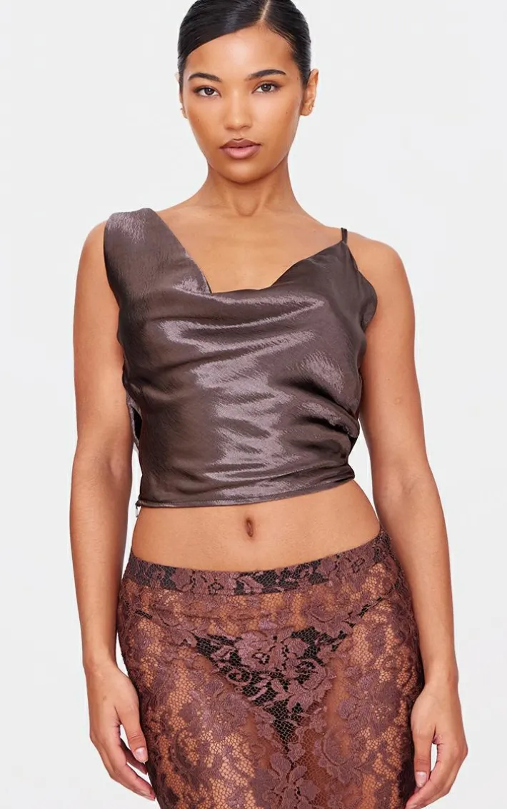 Chocolate Lace Maxi Skirt