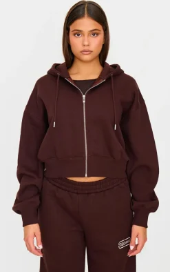 Chocolate Studio Archives Embroidered Zip Up Jacket