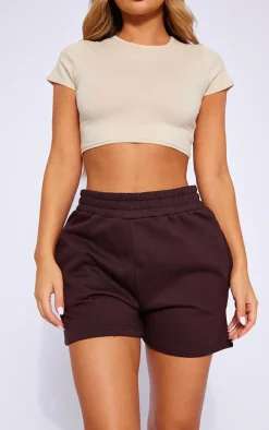 Chocolate Sweat Pocket Runner Shorts