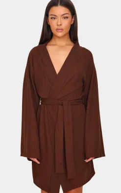Chocolate Waffle Robe