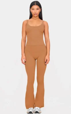 Clay Sculpt Strappy Gym Vest Top