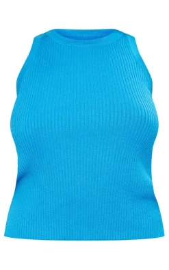 Cobalt Knitted Longline Vest