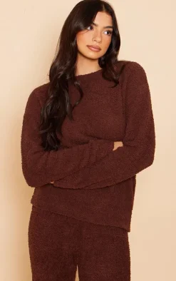 Coffee Cosy Long Sleeve Pajama Top