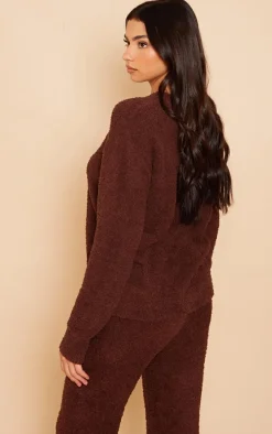 Coffee Cosy Long Sleeve Pajama Top