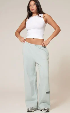 Cool Blue Studio Archive Embroidered Thin Waistband Drop Crotch Sweatpants