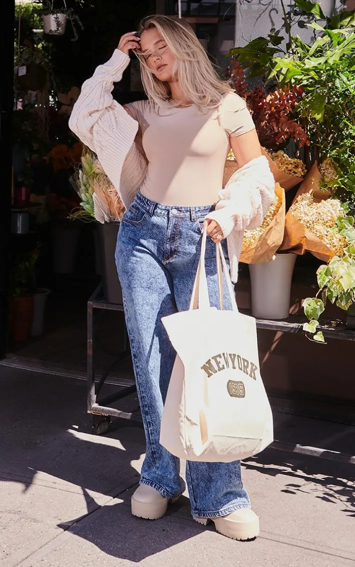 Cream Chunky Cable Knit Button Front Cardigan