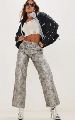 Cream Laddering Knit Crop Top