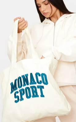 Cream 'Monaco' Tote Bag