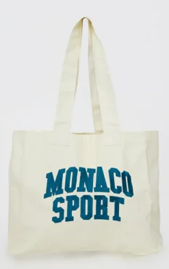 Cream 'Monaco' Tote Bag