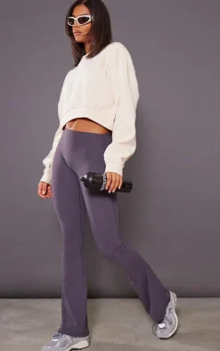 Cream Studio Mode Embroidered Cropped Sweatshirt