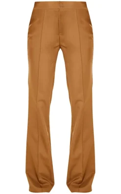 Deep Stone Tailored Woven Flared Pants