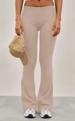 Deep Taupe Sculpt Flare Yoga Pants